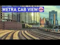 Metra UP W Front of Train View