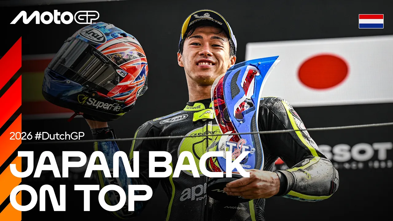 Ai Ogura delivers Japan's first MotoGP win in 22 years! 🎌 | 2026 Dutch GP