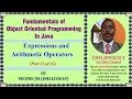 Expressions and Arithmetic Operators in Java Object Oriented Programming Language
