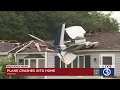 3 people including 2 on aboard escape wreckage after plane slams into Groton home