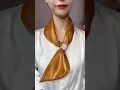 Download Lagu How to tie a scarf on your head | Wear a Hijab/ Shawl Tutorial P25523 #scarf #scarfstyle #shorts