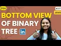 Bottom View of Binary Tree Tree GFG JAVA DSA
