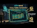 Smart Timetable Generator with AI QBNexa CBSE School Time table Generation NEET and JEE