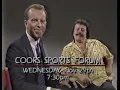 Coors Sports Forum MSG Network Commercial with Captain Lou Albano November 1989