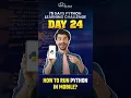 How to RUN Python in Mobile All s Are here