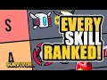 BEST WORST Evo Skills in Survivor io Tier List - EVERY SKILL RANKED