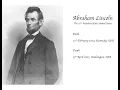 Obituary Abraham Lincoln