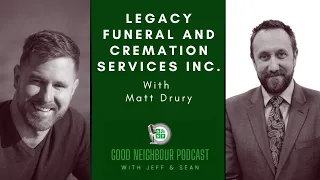 Matt Drury of Legacy Funeral and Cremation Services Inc