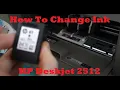 How To Change Printer Ink Cartridge - HP Deskjet 2512 Tutorial How-To HP 61 Black Ink