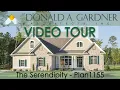 Cottage house plan with sprawling four-bedroom floor plan The Serendipity