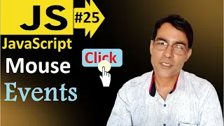 Mouse Events in JavaScript Javascript basic lesson - 25 JavaScript Event click double click