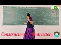 Constructors and Destructors OOPS with Python Programming SNS INSTITUTIONS