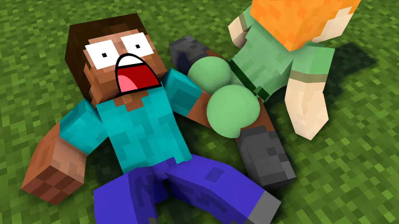 Minecraft Alex revenge Steve - minecraft animation