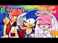 SONAMY WEDDING - Sonic Amy VS DeviantArt Ft Tails The Fox