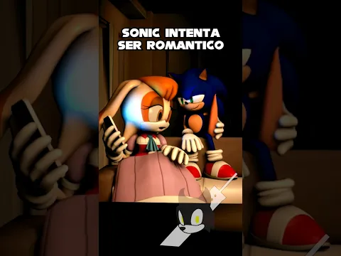 Sonic intenta ser romántico #sonic #vanilla #sonilla #shorts