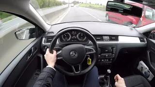 Skoda Rapid 1 6 TDI 2015 POV Drive 