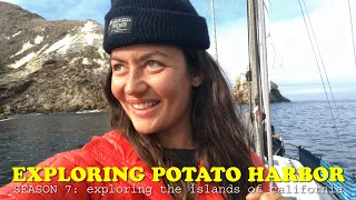 HAILED by the USCG & Exploring A Very Small Anchorage in a 30ft Sailboat