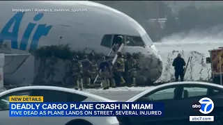 Latest details on deadly Amazon cargo plane crash in Miami