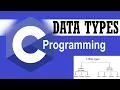 Lecture -05 Data types in c programming Definition and Working Why do we need data types