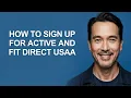 How to Sign Up for Active and Fit Direct Usaa - KevinHowTo