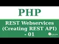 Php Webservices 39 REST Webservices - 01