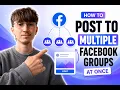 How to Post to Multiple Facebook Groups at Once AI Groups Poster Tutorial