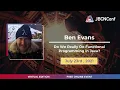 Do We Really Do Functional Programming in Java by Ben Evans at JBCNConf 2021
