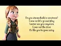 Download Lagu Do you wanna build a snowman? - FROZEN (Lyrics)