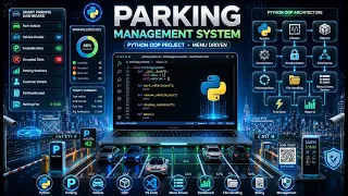 Parking Management System Using Python OOP Menu Driven Complete Python Project Tutorial