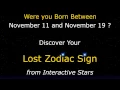 Born between Nov 11 Nov 19 Discover your Ancient Star Sign beyond the Zodiac by Catherine Tennant