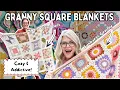 14 Cozy GRANNY SQUARE Blankets to Crochet in 2026