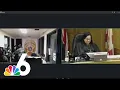 shows Miami-Dade inmate slam head into door during bond court appearance