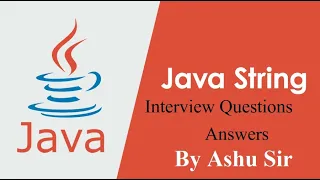 String Java String coding based Interview Questions Answers 2021 www java64bit com by Ashu sir