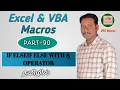 PART 90 - VBA IF ELSEIF ELSE WITH AND OPERATOR TAMIL Kallanai YT