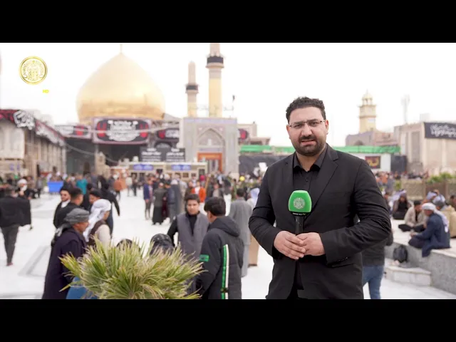 ⁣خدم أمير المؤمنين (ع) في العتبة العلوية المقدسة يشاركون في خدمة زائري الإمام الهادي (ع) في سامراء