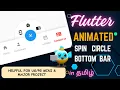 Flutter Spin Circle Bottom Navigation Bar Flutter UI Design Tutorial in Tamil