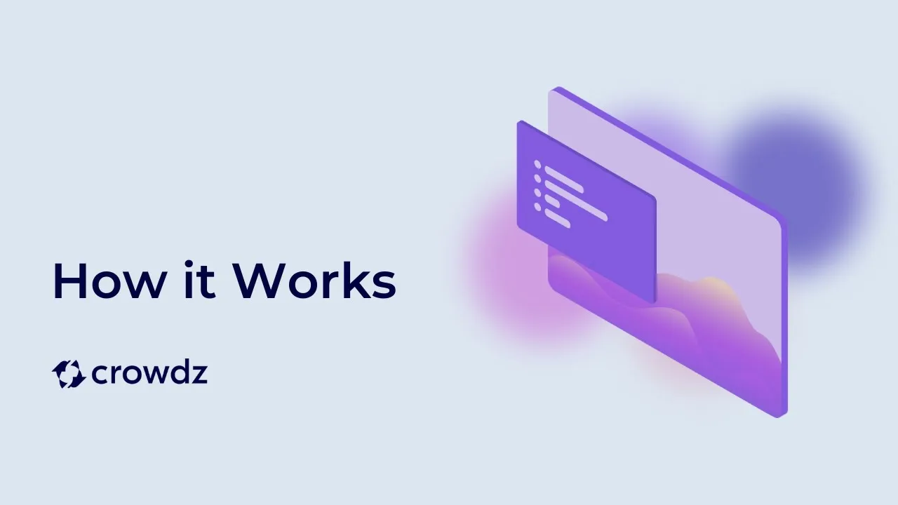 Crowdz Animated mobile app video