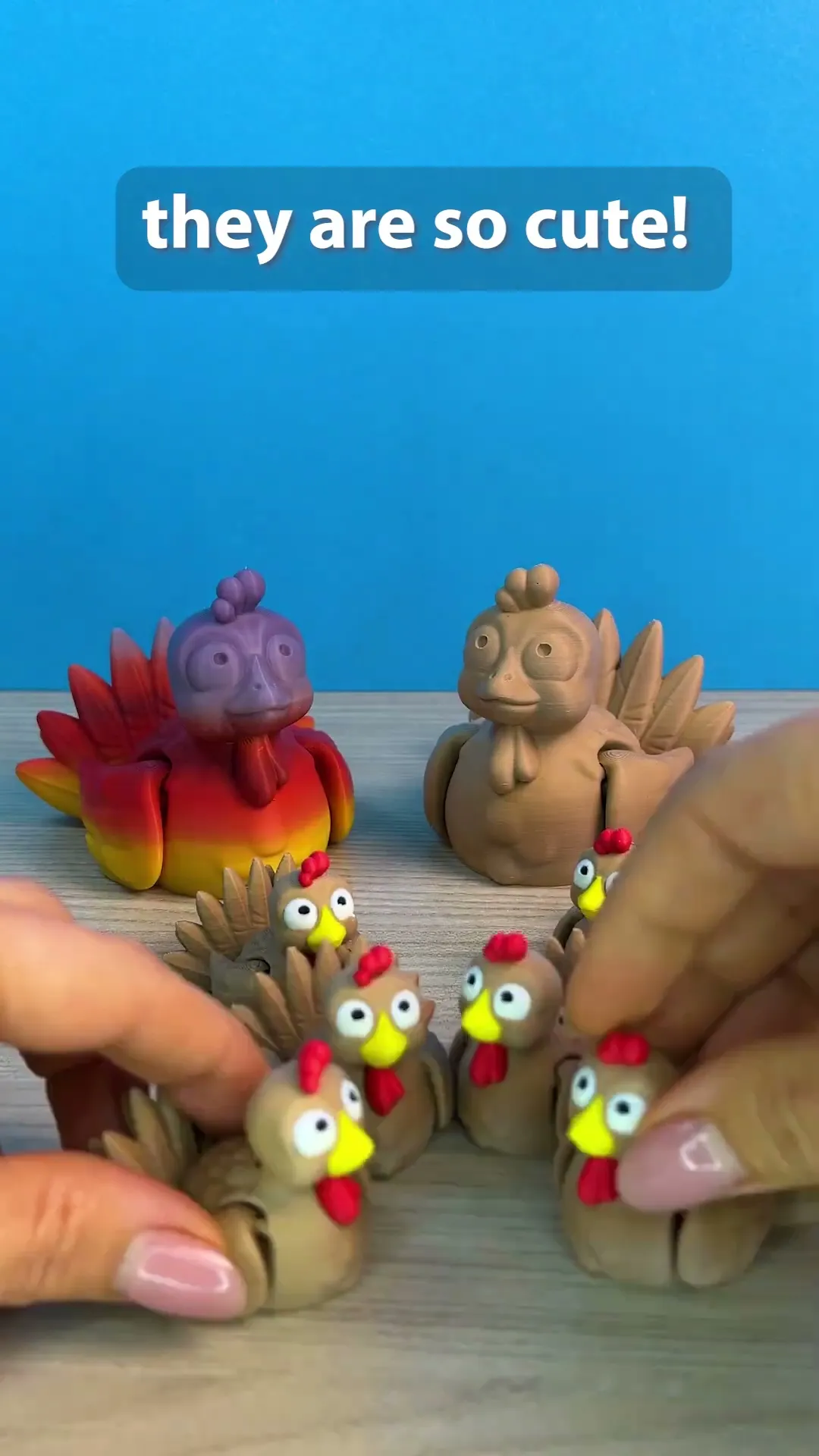 Articulated Thanksgiving Turkey (Keychain & Toy)