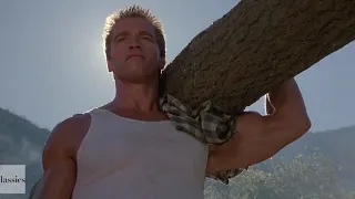 Arnold Schwarzenegger Commando 1985 Intro Scene 