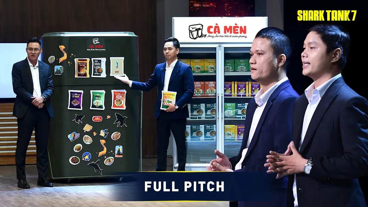 Outline Video Shark Tank 7 - Cà Mèn | 4 chàng trai xứ Quảng được Shark Tillman ra deal hời hơn cả đầu tư | PITCH