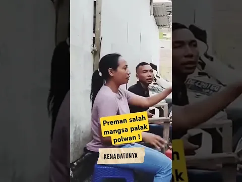 Preman salah pal4k polwan ganas #shortvideo