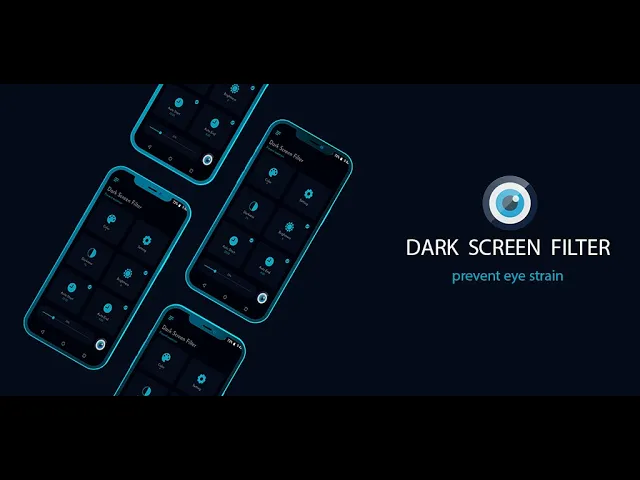Dark screen filter - Blue light filter app for Android demo