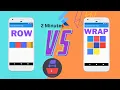How to fix row overflow with scroll and wrap Flutter Tutorial 2023