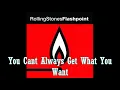 The Rolling Stones - Flashpoint - You Cant Always Get What You Want