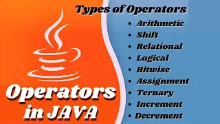 Operators in Java In HINDI Types of Operators in Java - in Details