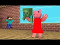 Rescue Baby Zombie from Piggy - Funny Minecraft Animation