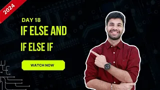 Hello Python Day-18 If Else and elif statement