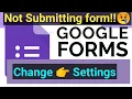 google forms something went wrong when submitting