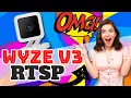 Wyze Cam v3 - RTSP Firmware Setup Real Time Streaming Protocol