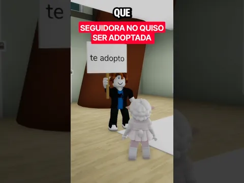 SEGUIDORA NO QUISO SER ADOPTADA 😭 #roblox #brookhaven #robloxedit #robloxshorts #game #robloxgames
